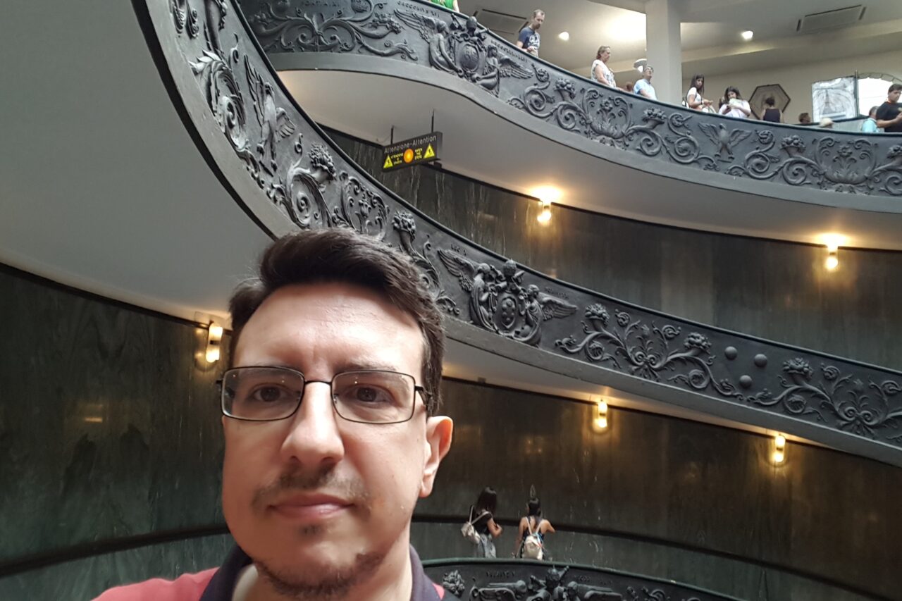 La scala dei Musei Vaticani