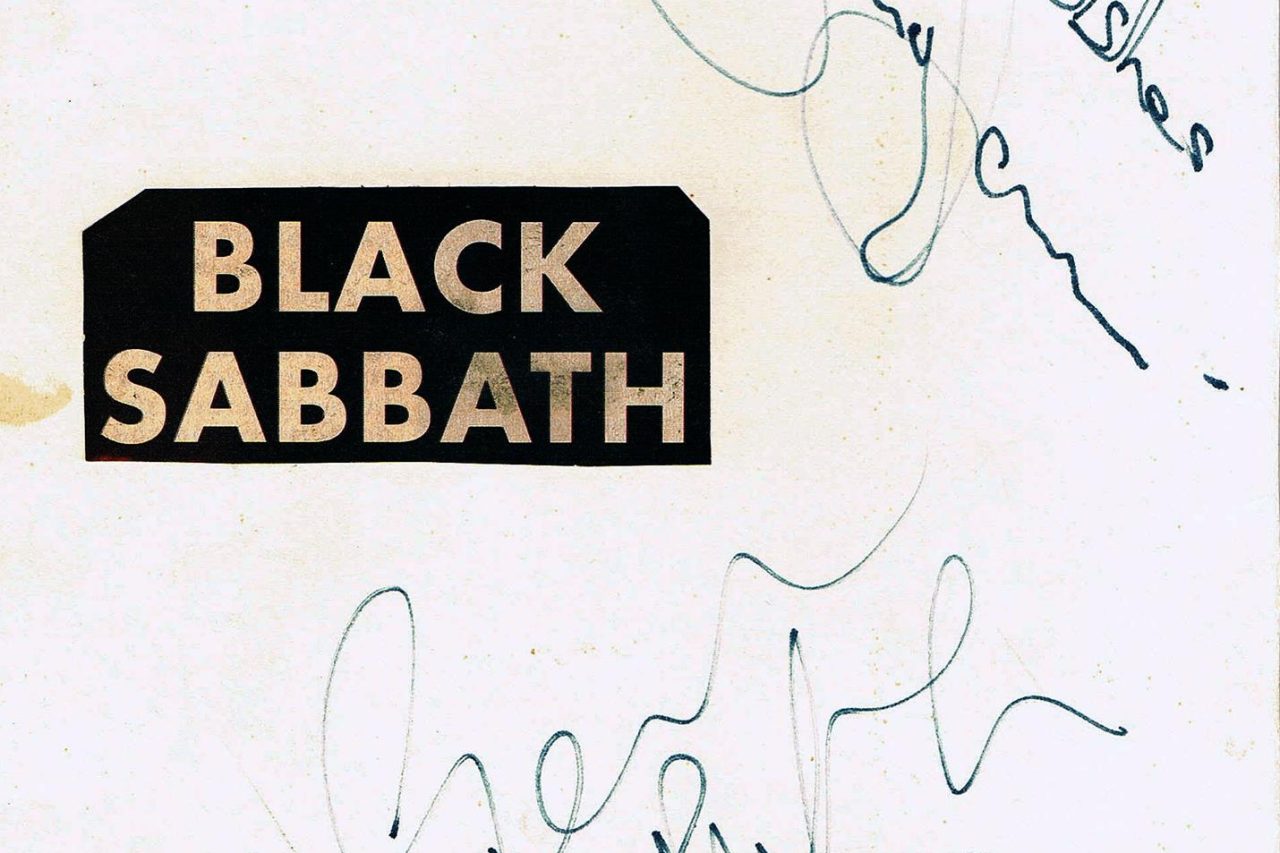 Autografi di Toni Iommi e Geezer Butler dei Black Sabbath