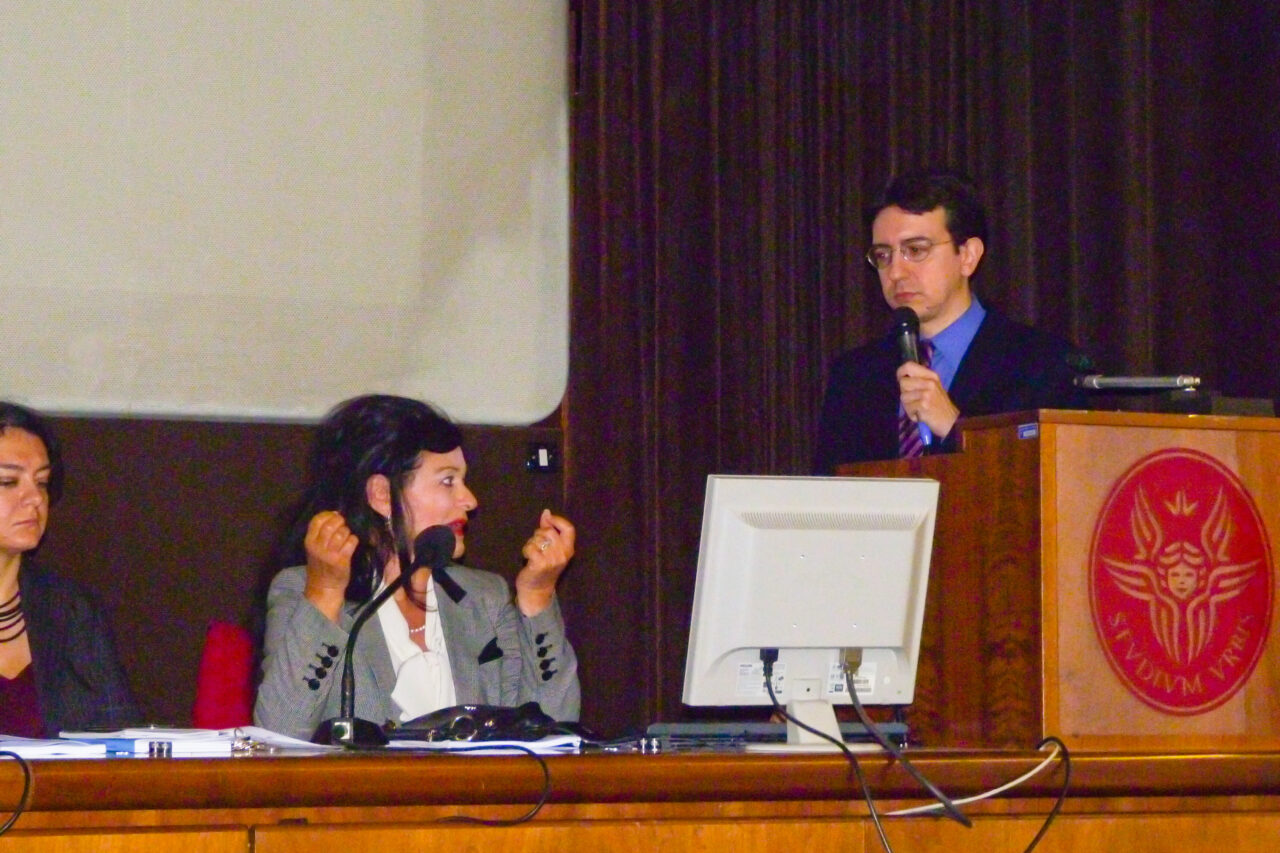 Il giorno della laurea, presso la Facoltà di Scienze della Comunicazione, 2013, Roma