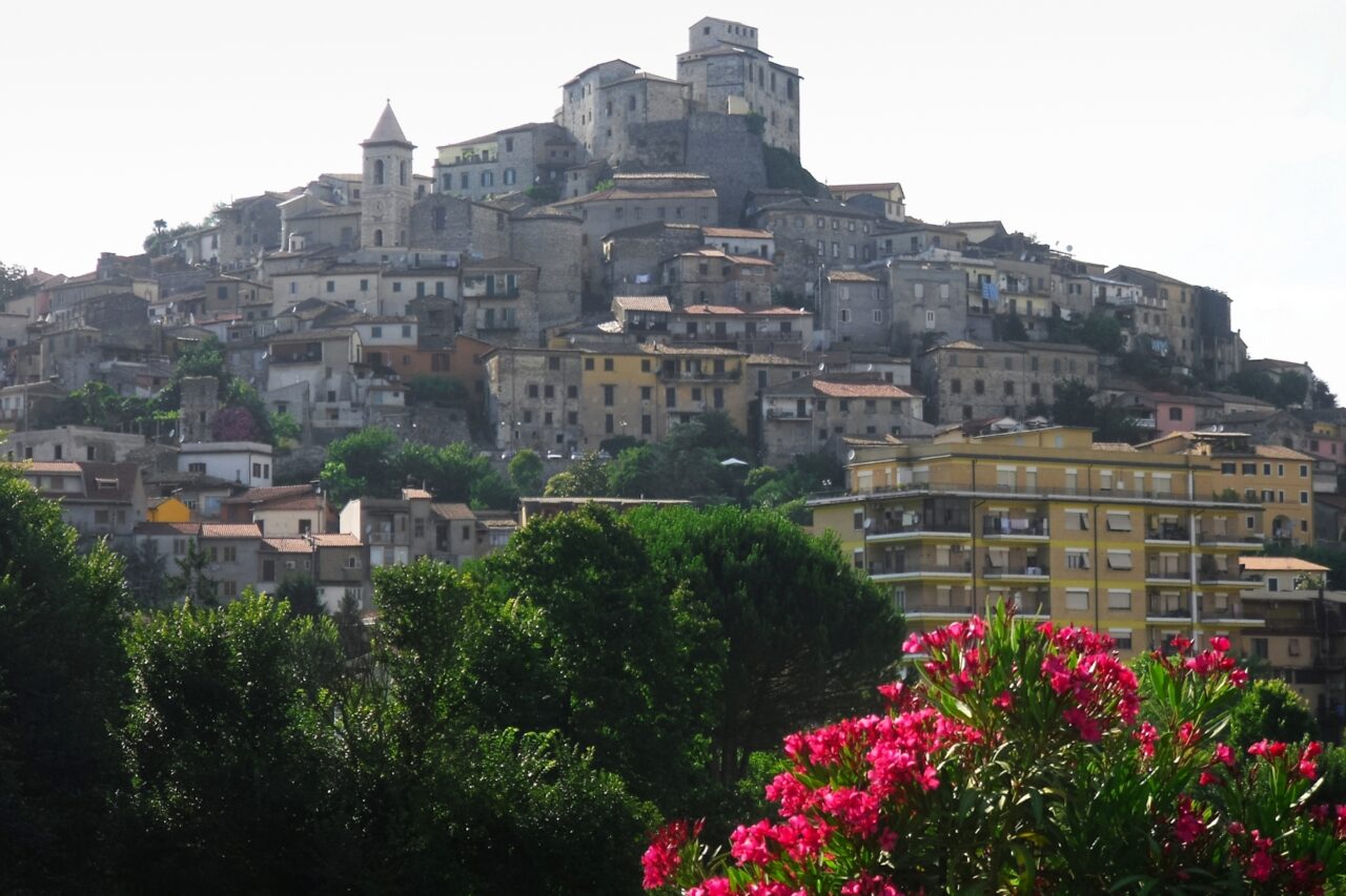 Panoramica di Ceccano (foto ufficiale di Wikipedia della città)