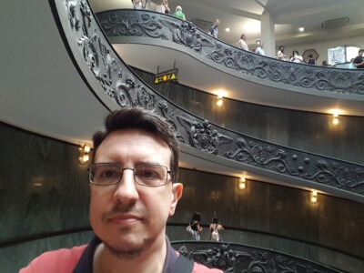 La scala dei Musei Vaticani