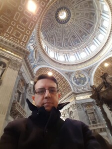 Dentro la Basilica di San Pietro, Roma
