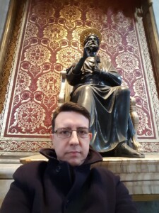 Dentro la Basilica di San Pietro, Roma