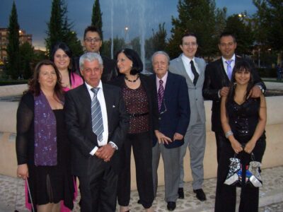 Con i miei genitori e amici di Ceccano, a Frosinone