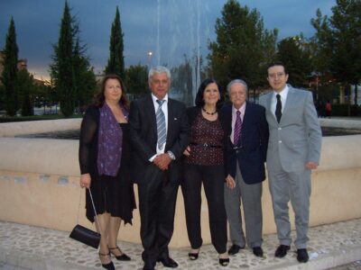 Con i miei genitori e amici di Ceccano, a Frosinone