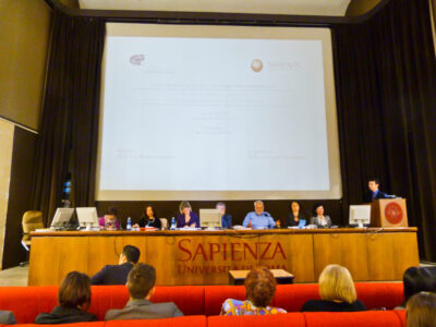 Il giorno della laurea, presso la Facoltà di Scienze della Comunicazione, 2013, Roma