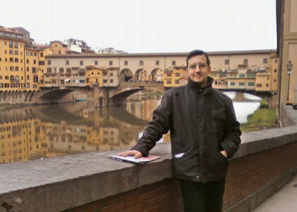 A Firenze, davanti il Ponte Vecchio